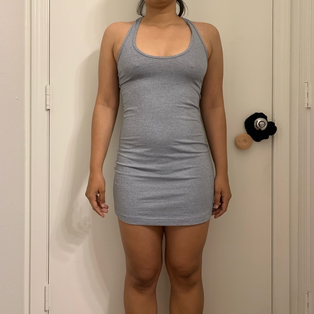 Lululemon Grey Mini Dress/Long Tank